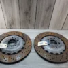 BMW 11-13 F10 M5 Rear Left Right Brake Disc Rotors Pair Set